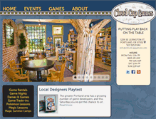 Tablet Screenshot of cloudcapgames.com